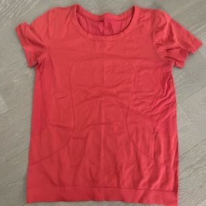 Lululemon Orange Short sleeve